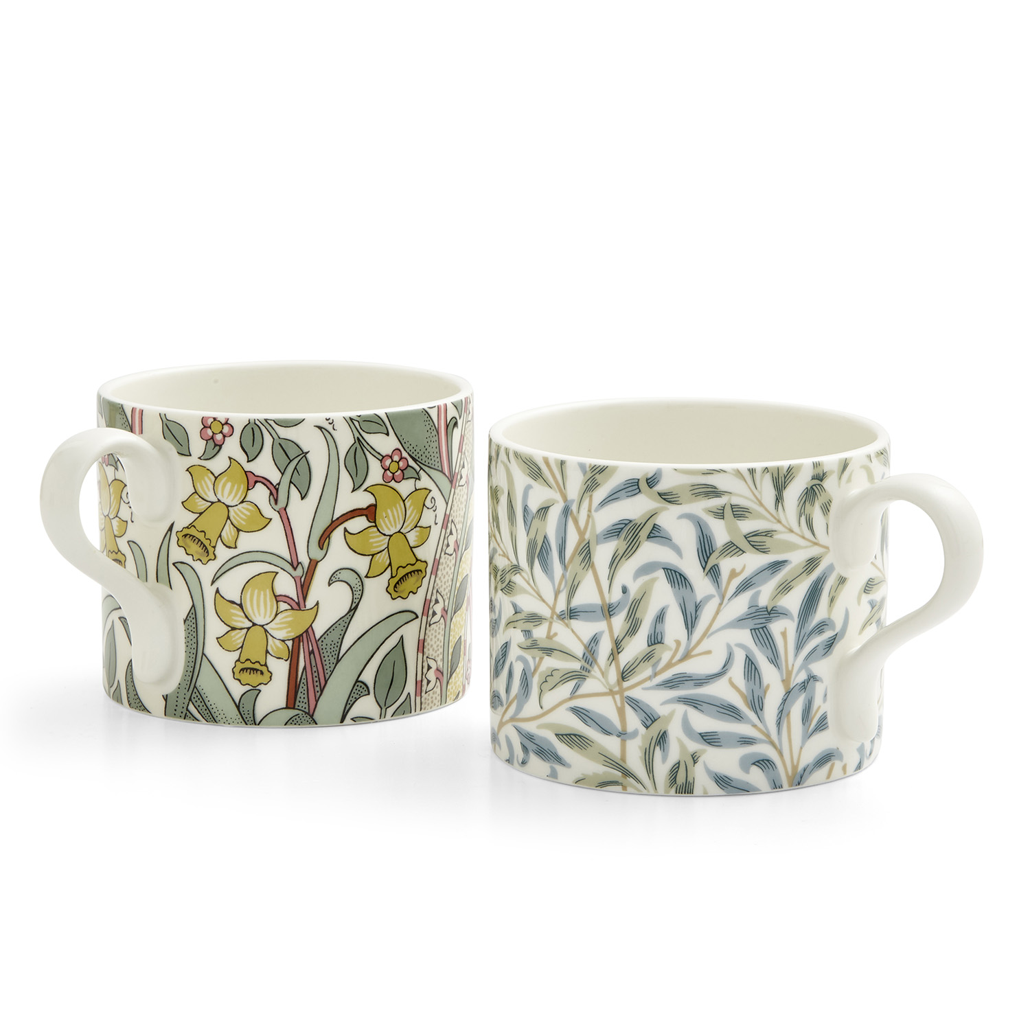 Morris & Co. Set of 2 Mugs (Daffodil & Willow Bough) image number null